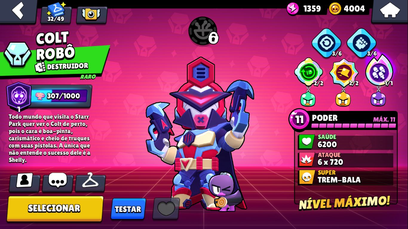 BRAWL STARS CONTA 2020, Mestre + Prestígio 3 + Skins Raras