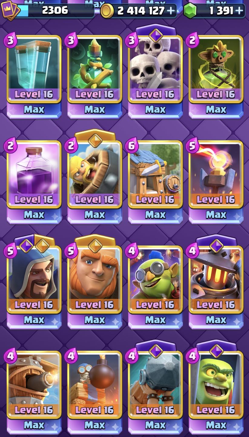 Conta Clash Full Max (todas as cartas/evos/heroi)