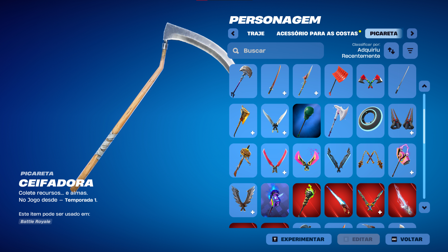 Conta fortnite primeiro dono