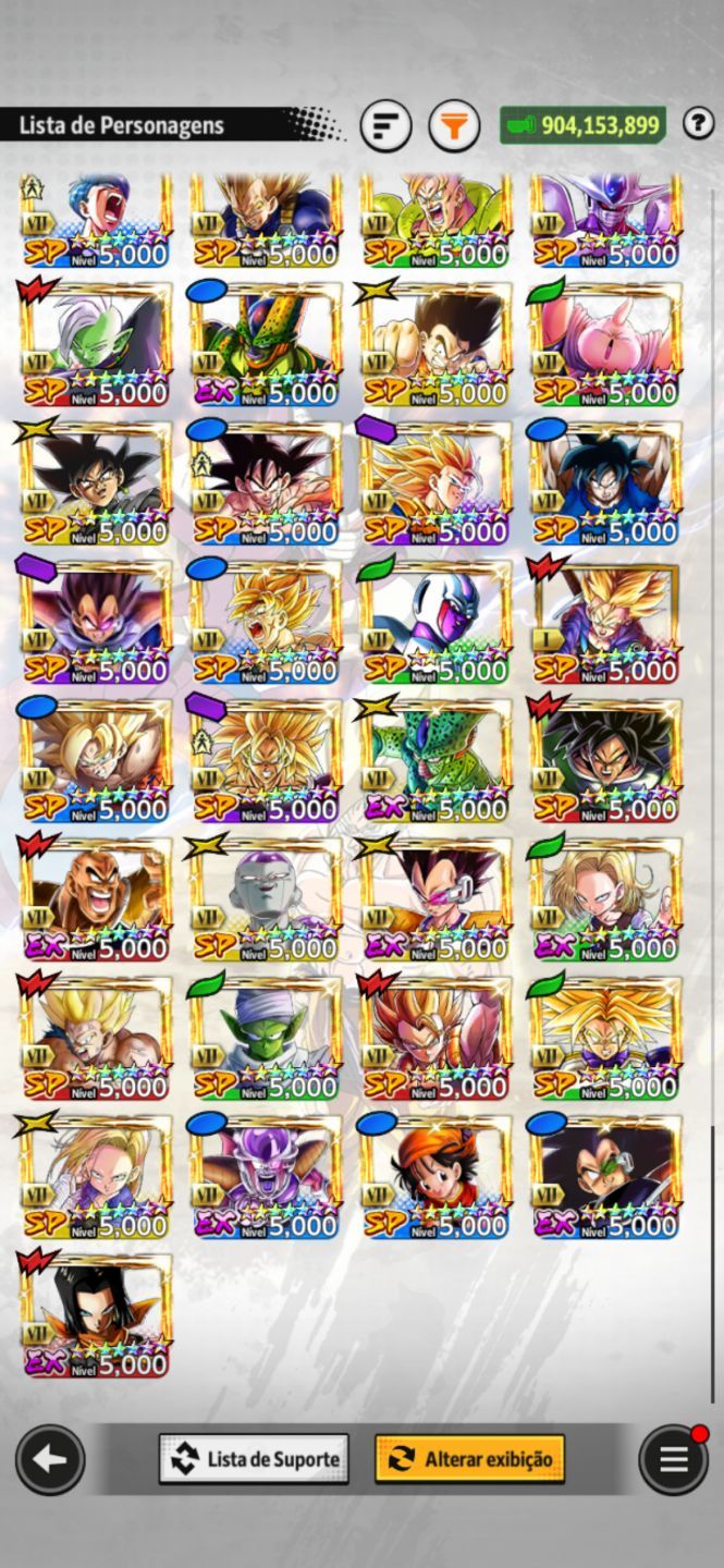 CONTA DRAGON BALL LEGENDS END GAME LVL 680