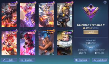 CONTA MOBILE LEGENDS COM 237 SKINS [SMURF] LEIA DESCRIÇÃO