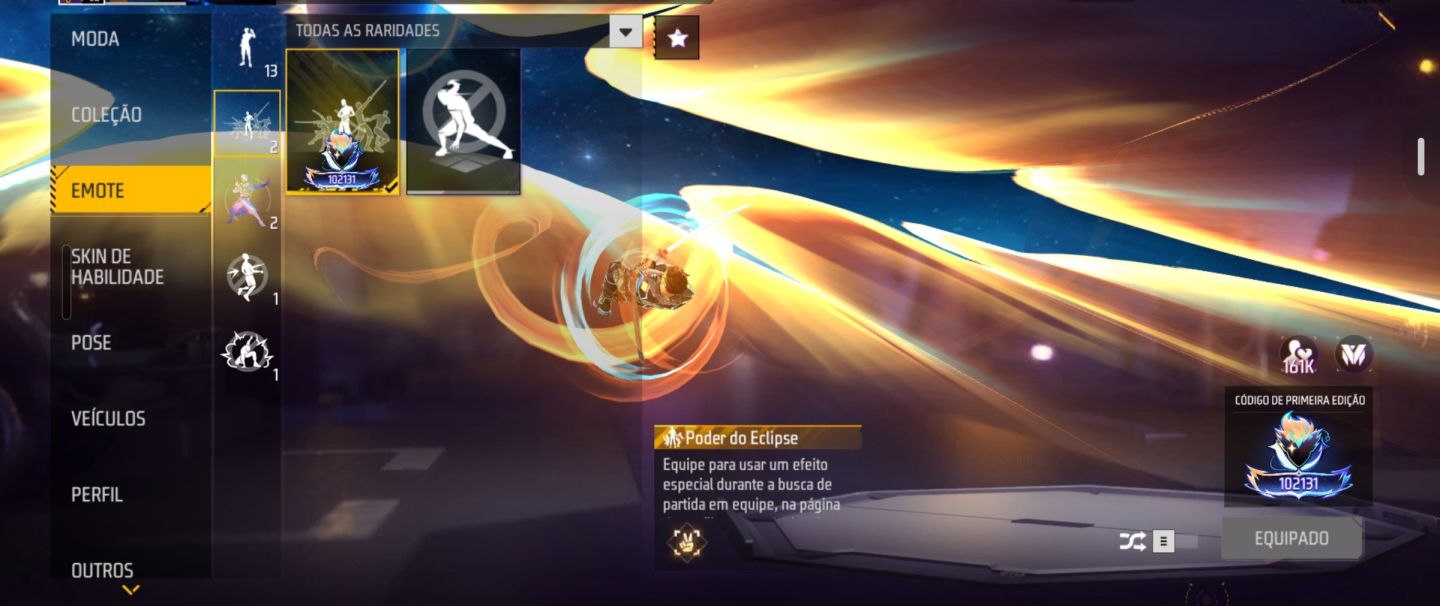 CONTA FREE FIRE COMPLETA À VENDA MUITOS ITENS RAROS