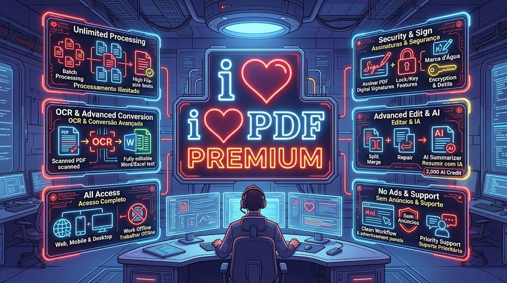 I Love PDF Premium 30 dias + Brinde
