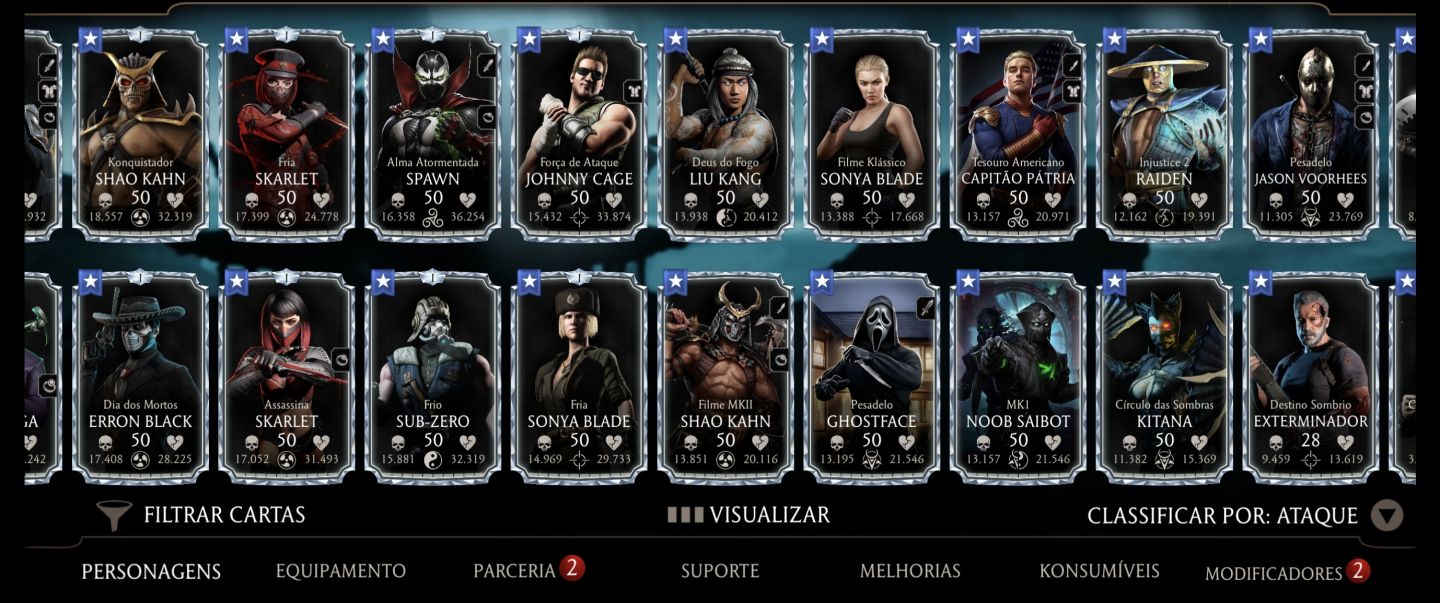 MK MOBILE Vários Diamantes FX (Fusion X) Equipamentos Épicos e Raros Fortes