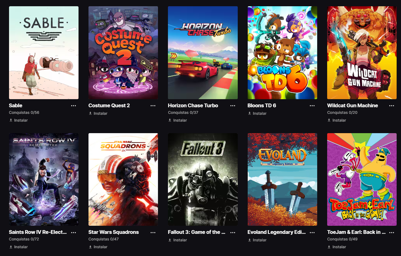 Conta full aceso Epic Games com diversos jogos