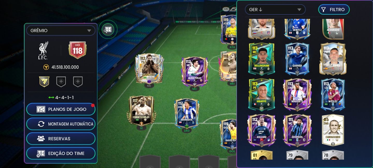 Conta FC mobile para não começar do 0!!!
