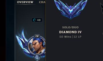 Acc lvl 48 Diamante/ pouca maestria de campeão boa pra main/ fragmentos de skin