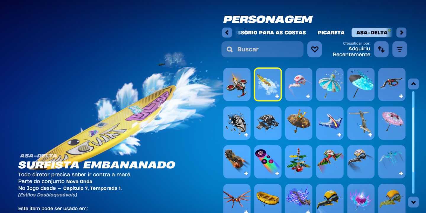 CONTA FORTNITE COM 13 SKINS + 36 PICARETAS + 30 PLANADORES!