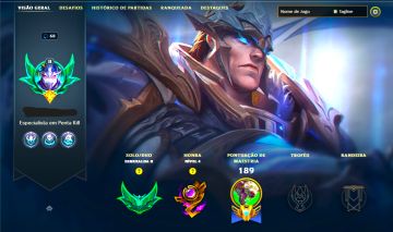 SKIN LENDÁRIA DEUS-REI GAREN + ESMERALDA NA SOLOQ / FLEX / TFT + [ TROCA NICK ]