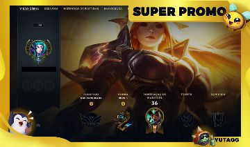 [SMURF MÍTICA] CONTA UNRANKED - 12K DE ESSENCIA - RANKED LIBERADA - 100% SAFE!