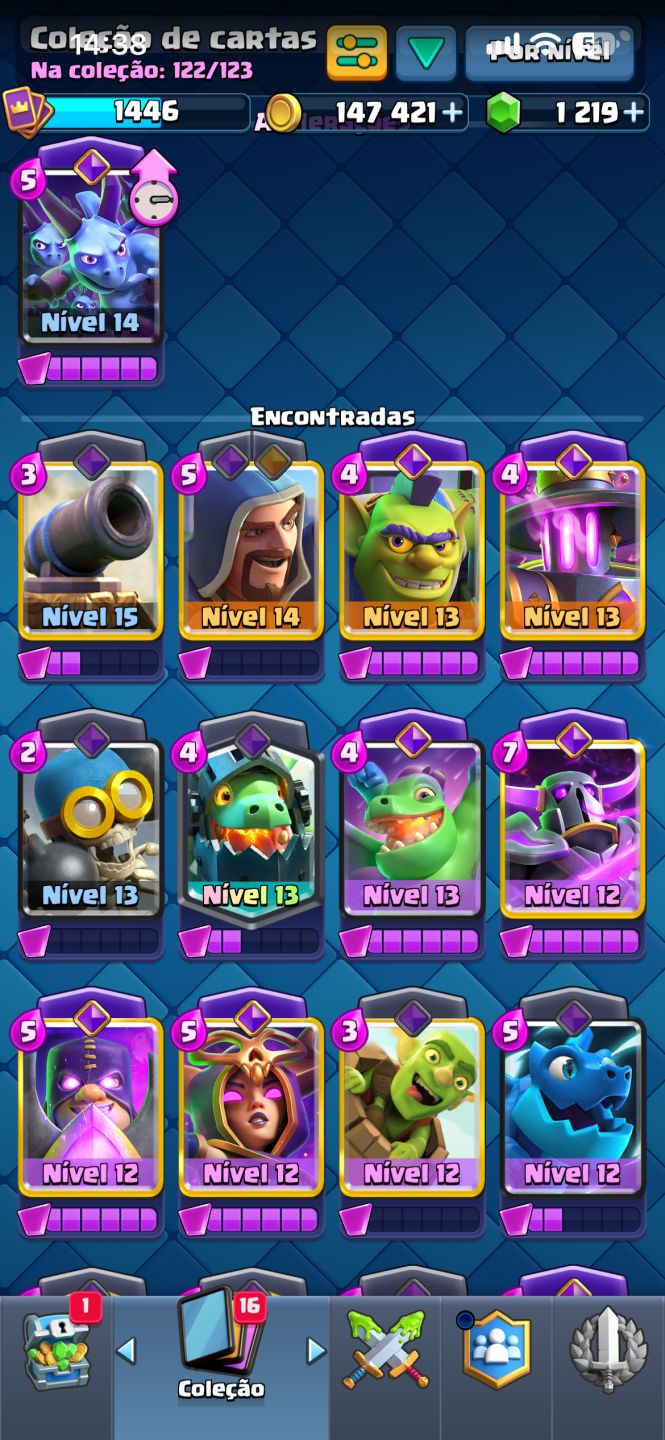 Promova Conta Clash Royale 9000 Troféus