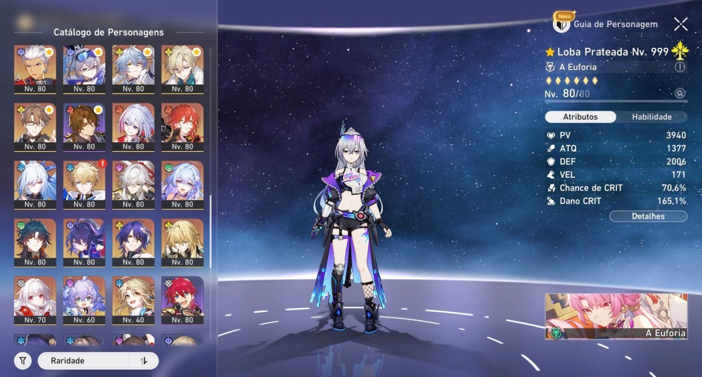 HSR Whale Nvl 70 | 53 Limitados T5 | Todos de Fate + Assinaturas |E-mail Próprio