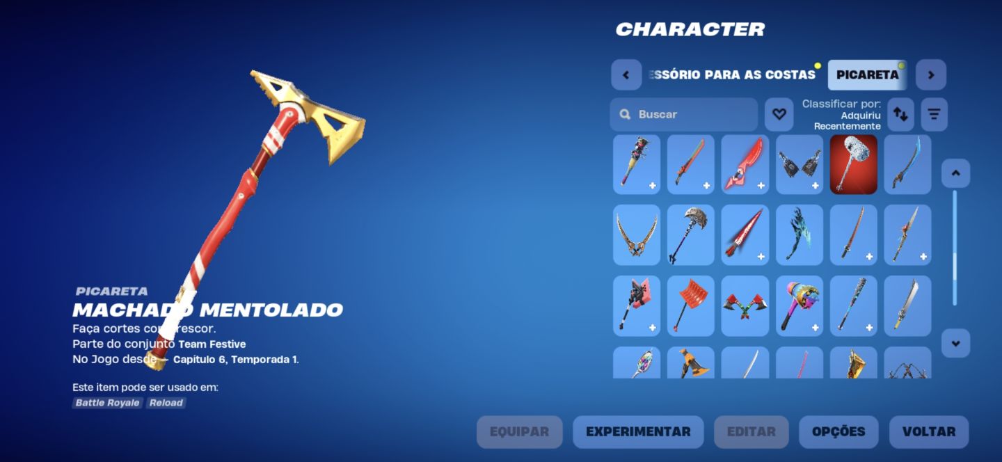 CONTA DE FORTINITE COM +100SKIN E PICARETAS, UNICO DONO