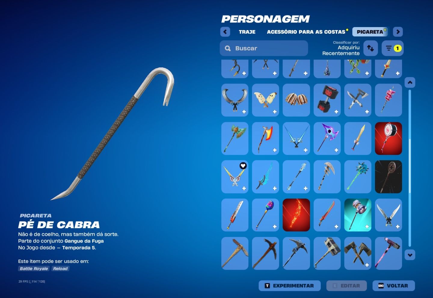 Conta Season 3 e 4 com Agente Corrupto e skin secreta muito rara!!!