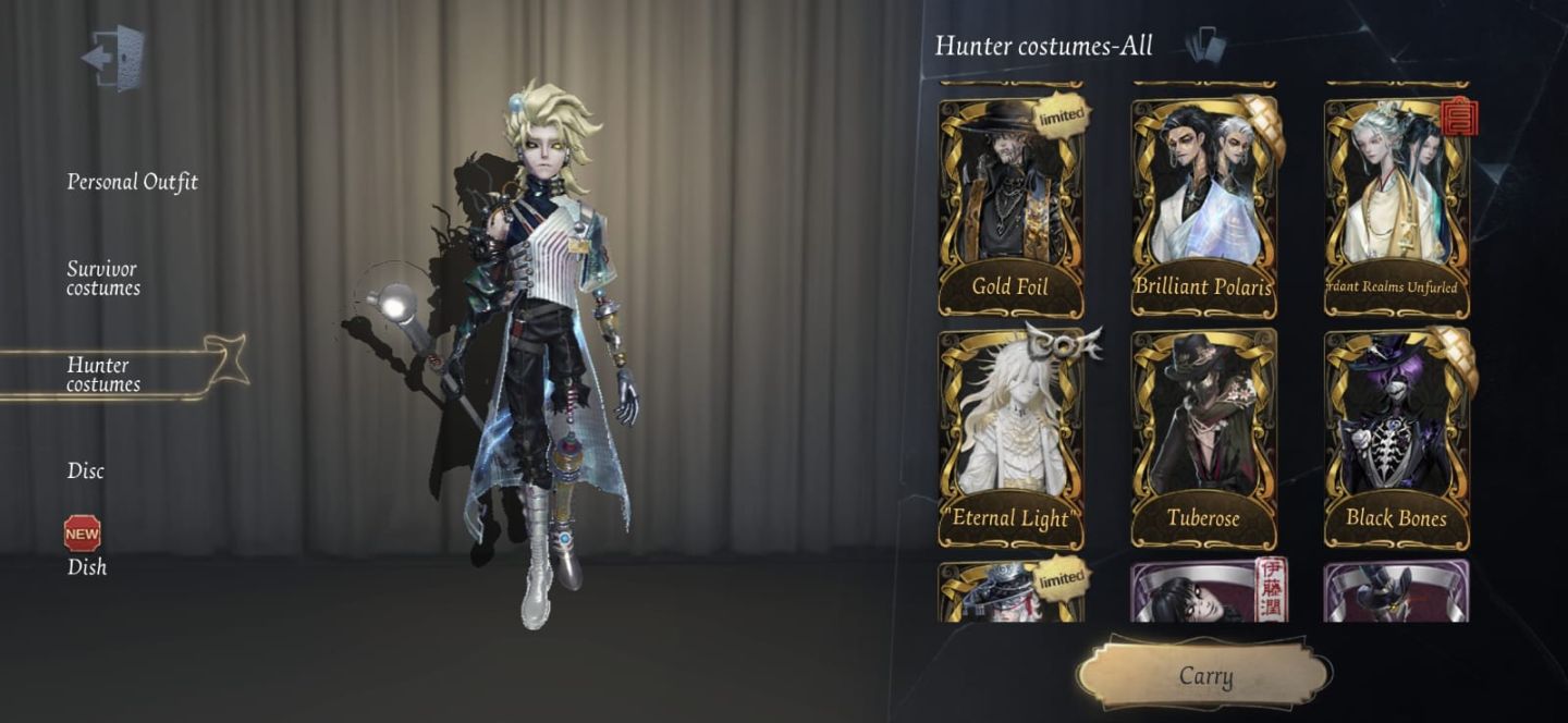 Conta Identity V | Joker/Persona 5, Frieren, Ib, COA | Skins Raras e Limitadas