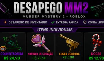 DESAPEGO DE ITENS DO MM2 (ROBLOX)