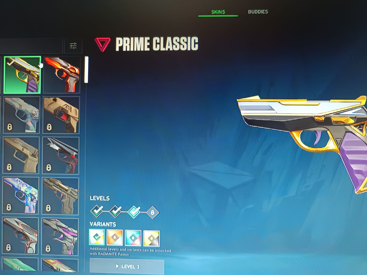 Conta com 3 facas e 3 vandal