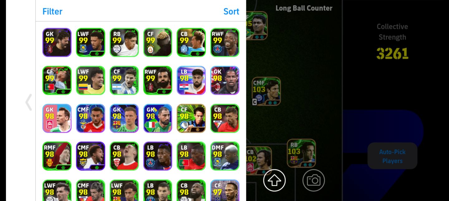 CONTA DE EFOOTBALL COM FORÇA DE 3261 SOMENTE KONAMI ID TA NO PRECINHO