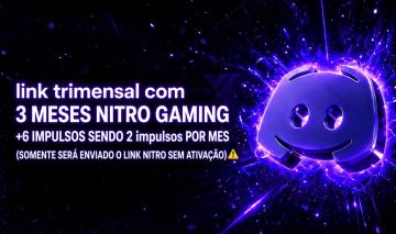 (DISCORD) LINK TRIMENSAL COM 6 IMPULSOS (2 IMPULSOS POR MES + ENTREGA RAPIDA