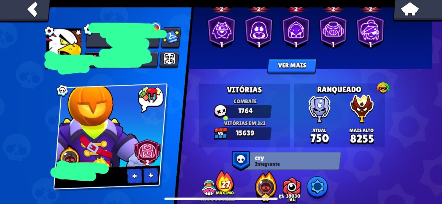 CONTA BRAWL STARS À VENDA 93K TROFÉUS!