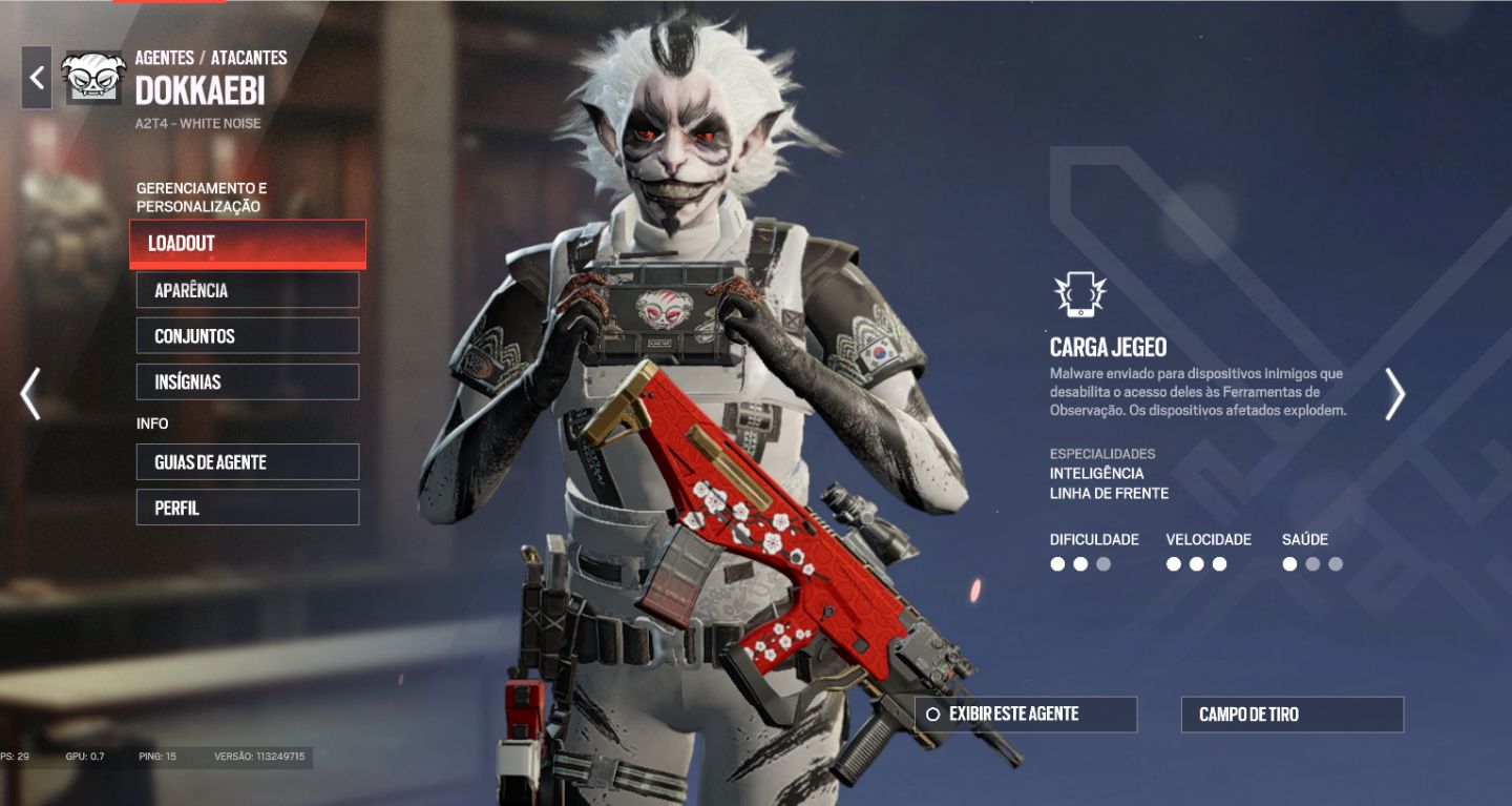 CONTA R6 , EX CHAMPION , KD 1.4 LIFETIME COM MUITA SKIN TRYHARD