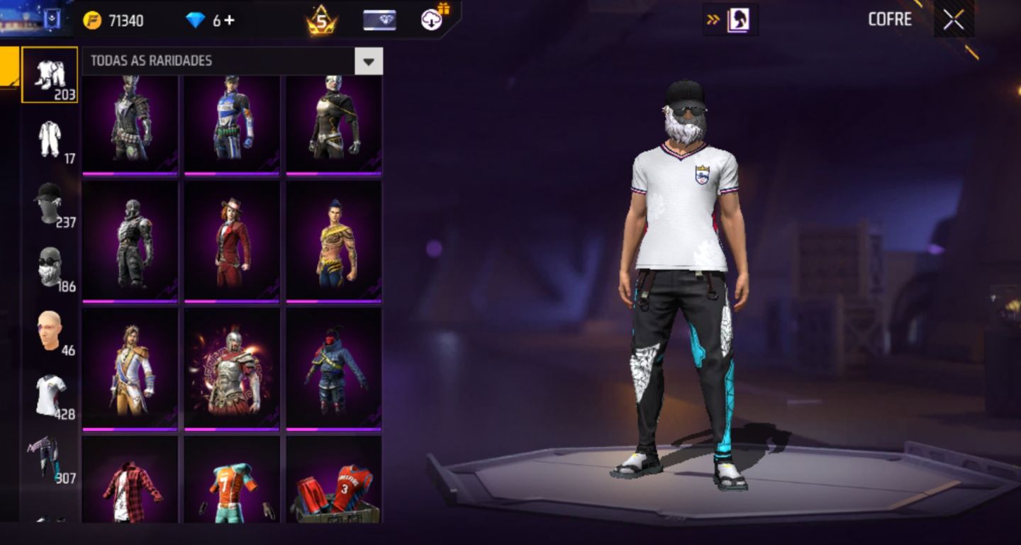 CONTA COM 2 ANGELICAL, BARBINHA E MT MAIS, NÍVEL 62.