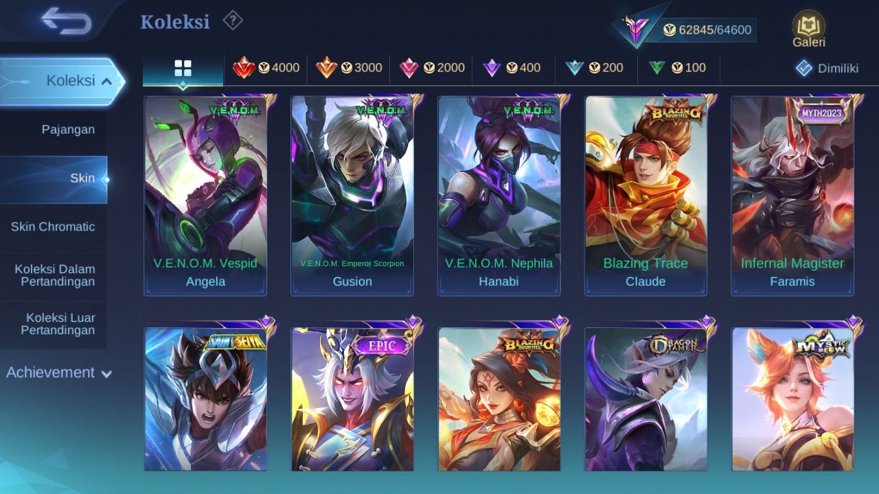 303 SKINS - FULL EMBLEMAS - FULL HEROIS