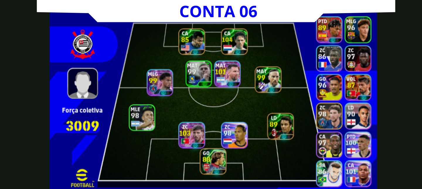 Contas Efootball Iniciais com Épicos/big Times Garantidos! Vol. 02