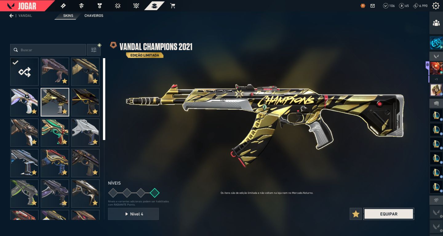 VALOR NEGOCIAVEL - CONTA RARA - (400 SKINS LVL 500) R$4000 GASTOS - DONO UNICO