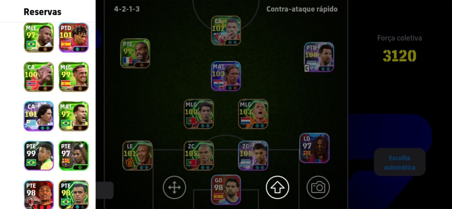 Conta efootball boa pra começar