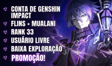 Genshin Impact - Flins+Mualani+Mona e outros
