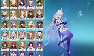 CONTA GENSHIN IMPACT AR 55+ 20 personagens 5 estrelas