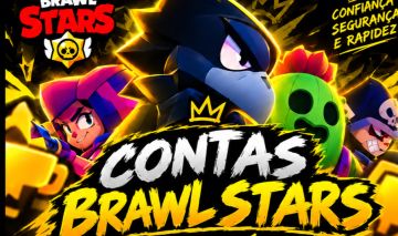 Conta De braw stars com 13K de troféus, 55 brawler e 5 prestigios no total(1e2)