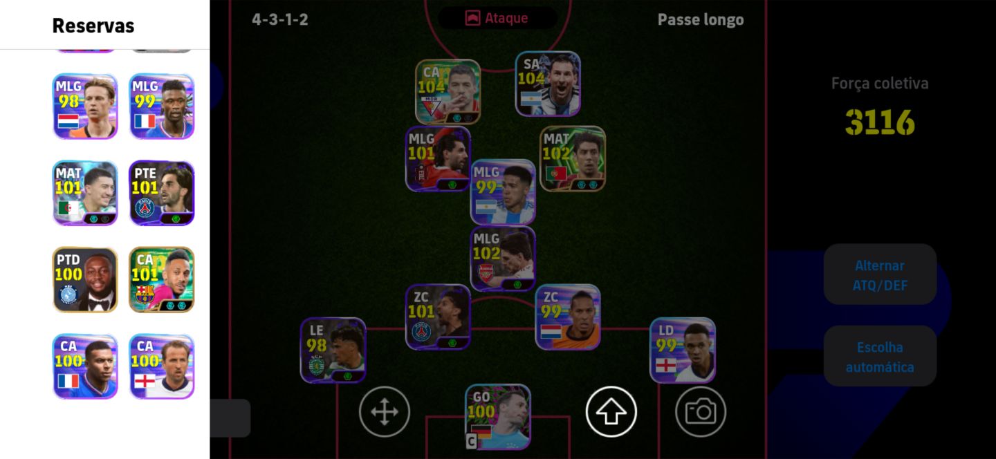 CONTA eFOOTBALL | FORÇA COLETIVA 3116