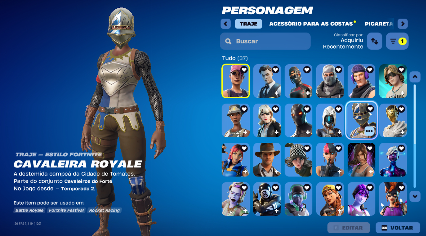 CONTA OG (ITENS DA S1, SEASON 2, STW,TWITCH PACKS) PREÇO BAIXO PRA SAIR LOG0