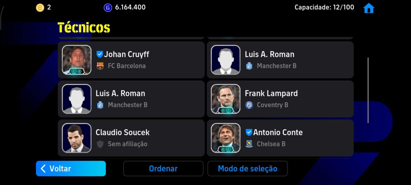 Conta efootball full/ Antiga