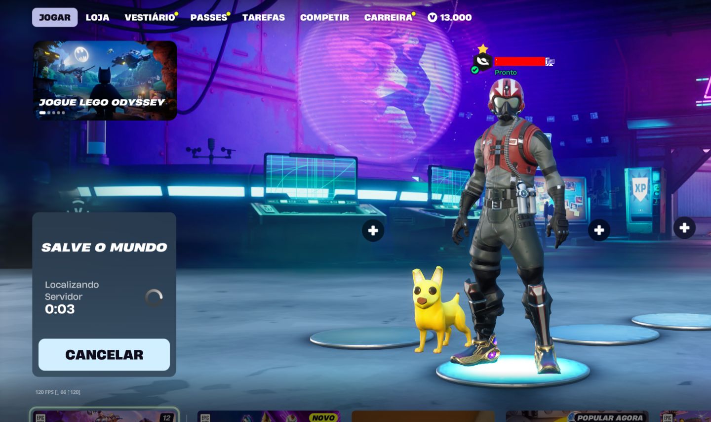 CONTA FORTNITE com SALVE O MUNDO FUNDADOR + 13k de V-BUCKS