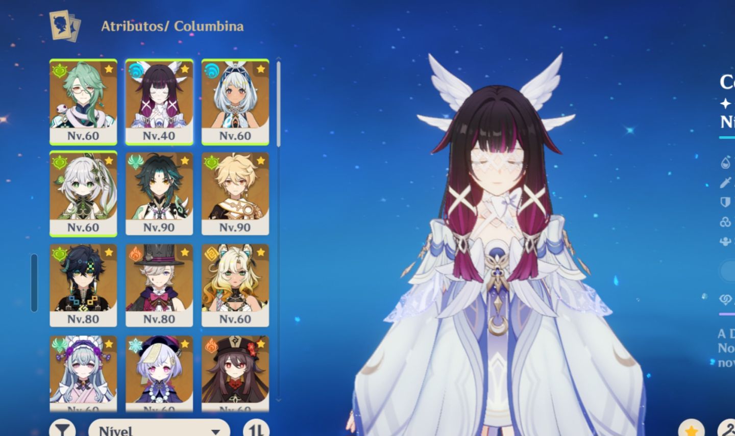 GENSHIN Columbina Mualani Xilonem Kinich Lyney Baizuh NahidaR1