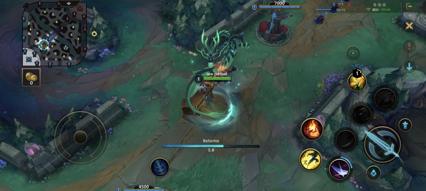 Conta de wild rift bem completa