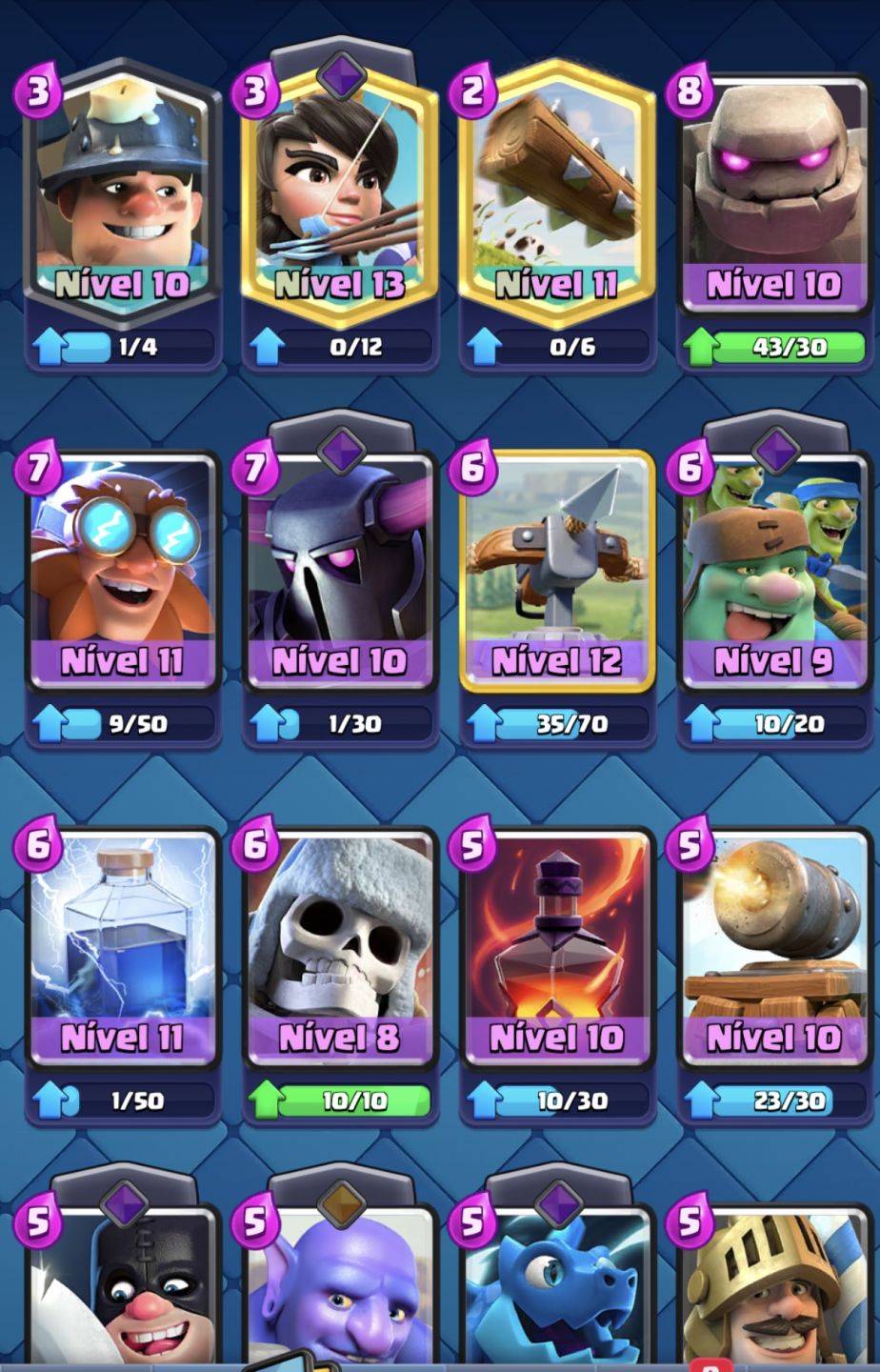 Conta de braw Stars é clhas Royale