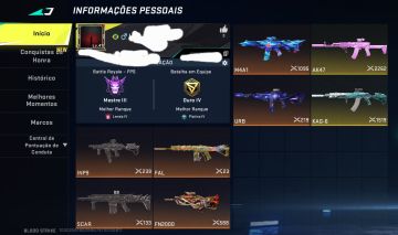 Blood Strike Conta Lv.41 Mestre III, Skins Ultra e Lendárias + Armas Raras