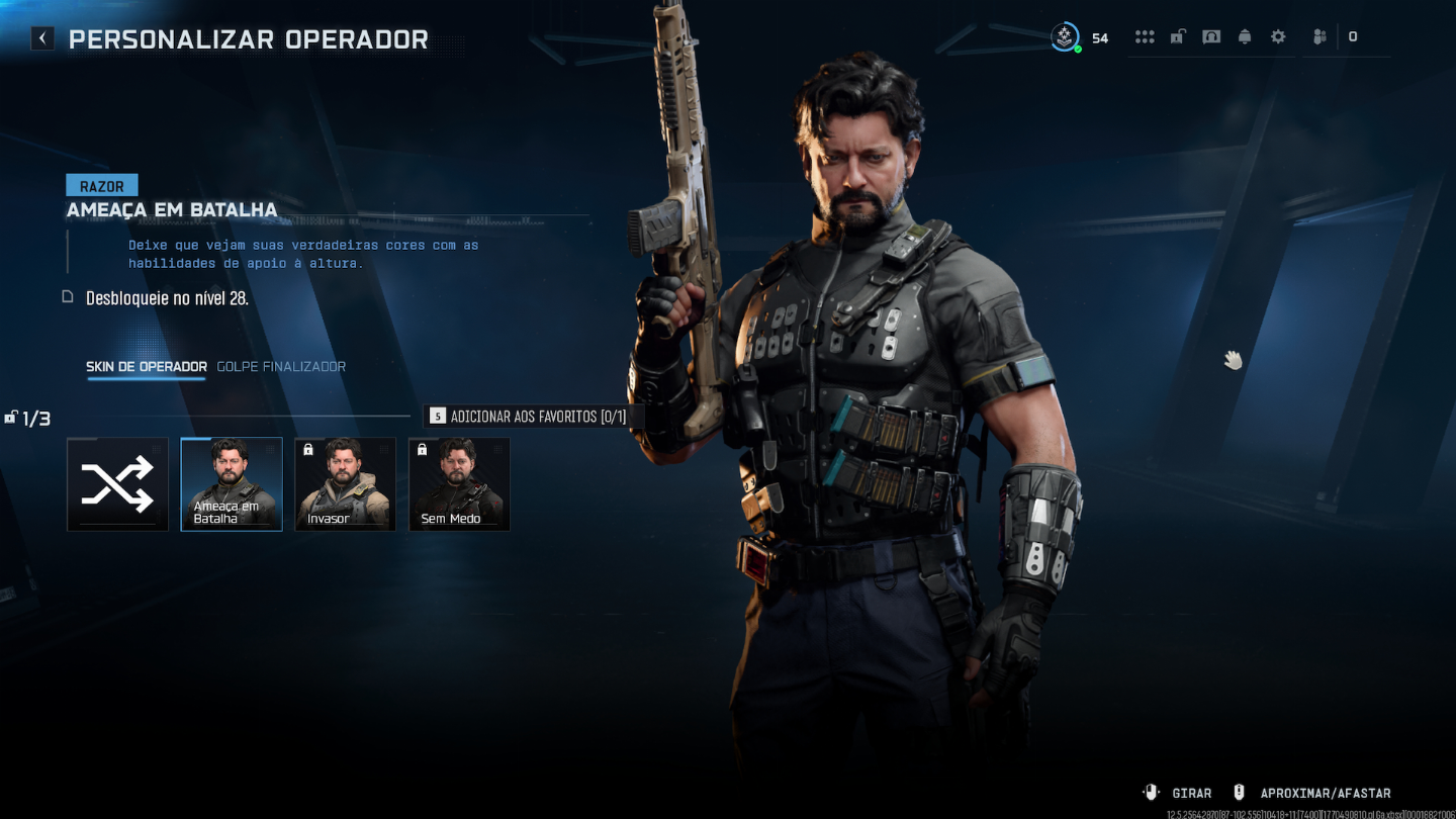 CONTA WARZONE - OPERADORES - PEDRA SANGUÍNEA - FULL ACESSO
