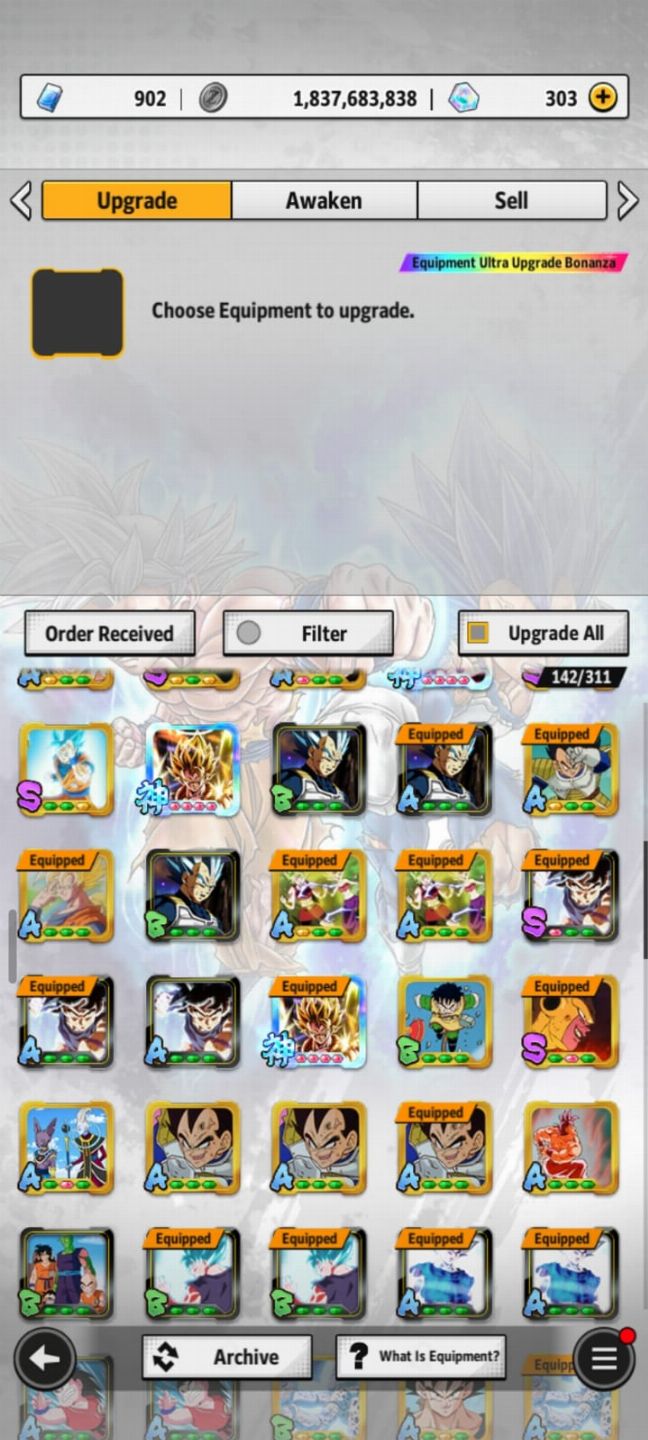 Conta DB legend top, gogeta blue ultra novo!!