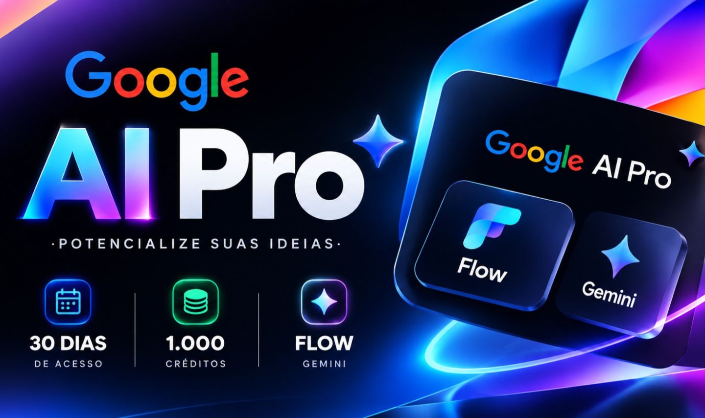 (Entrega automatica) BARATO/ GOOGLE AI PRO | 30 DIAS | 1.000 CRÉDITOS FLOW