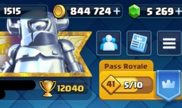 Conta Clash Royale 12K | 121/121 Cartas | 20 Evos | 5.2K Gemas | Herói Forte