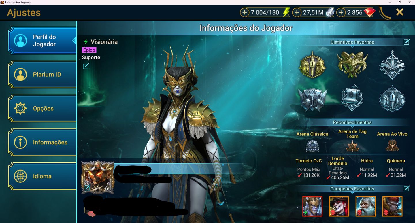Conta com um mitico muito boa!