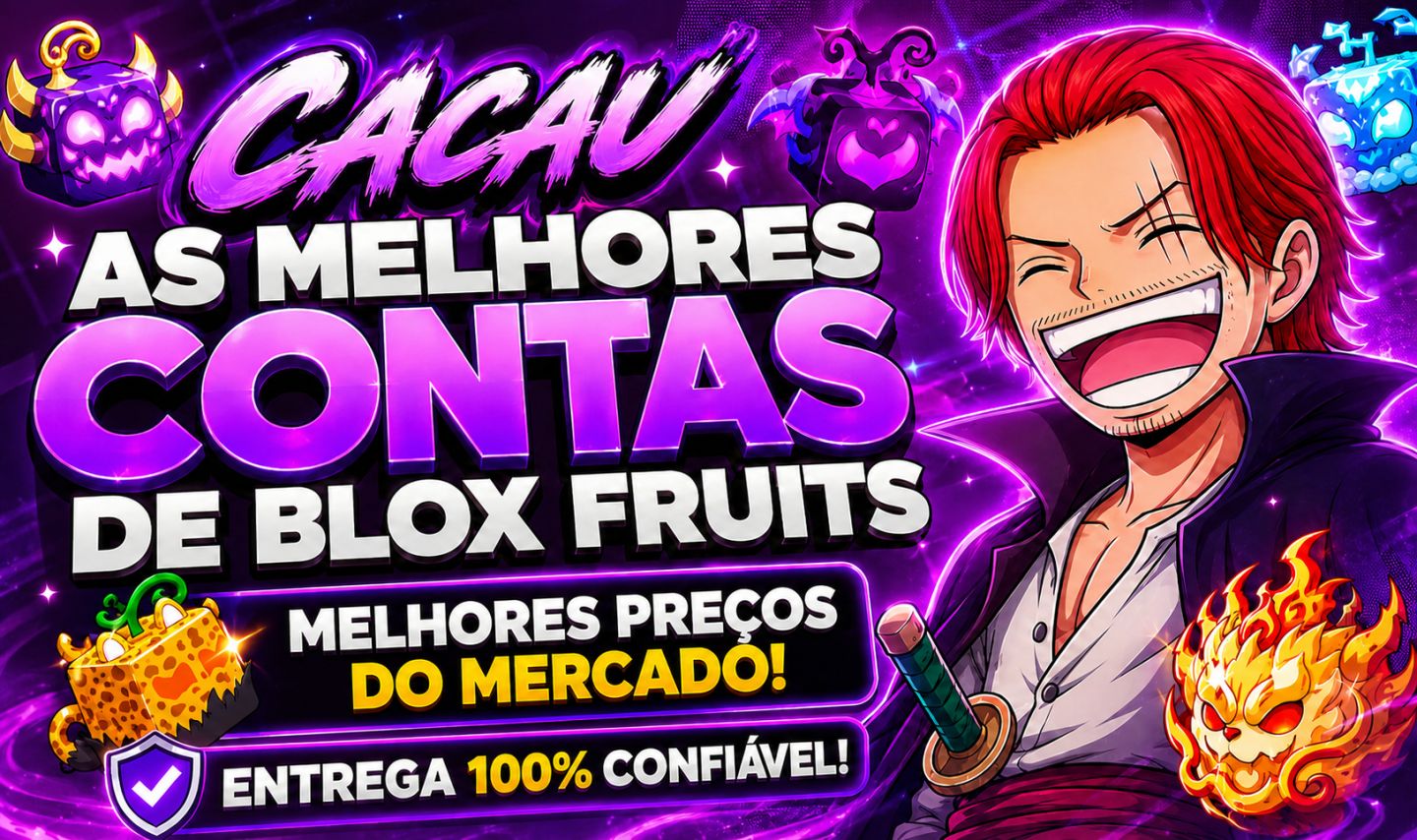 Blox Fruits - AS MELHORES CONTAS PELOS MELHORES PREÇOS - Cacau Accounts