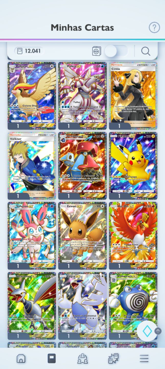 Conta Pokémon TCG Pocket NV 60 | 6 GOLDS (Charizard/Pikachu) + 30 ex Shiny!
