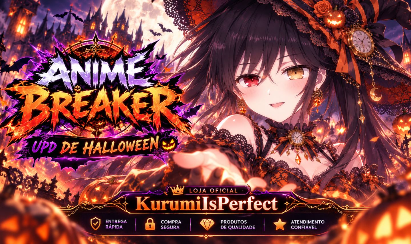 [Halloween] Anime Breaker [Carry/ Farm & Up de Conta] [Entrega Rápida]