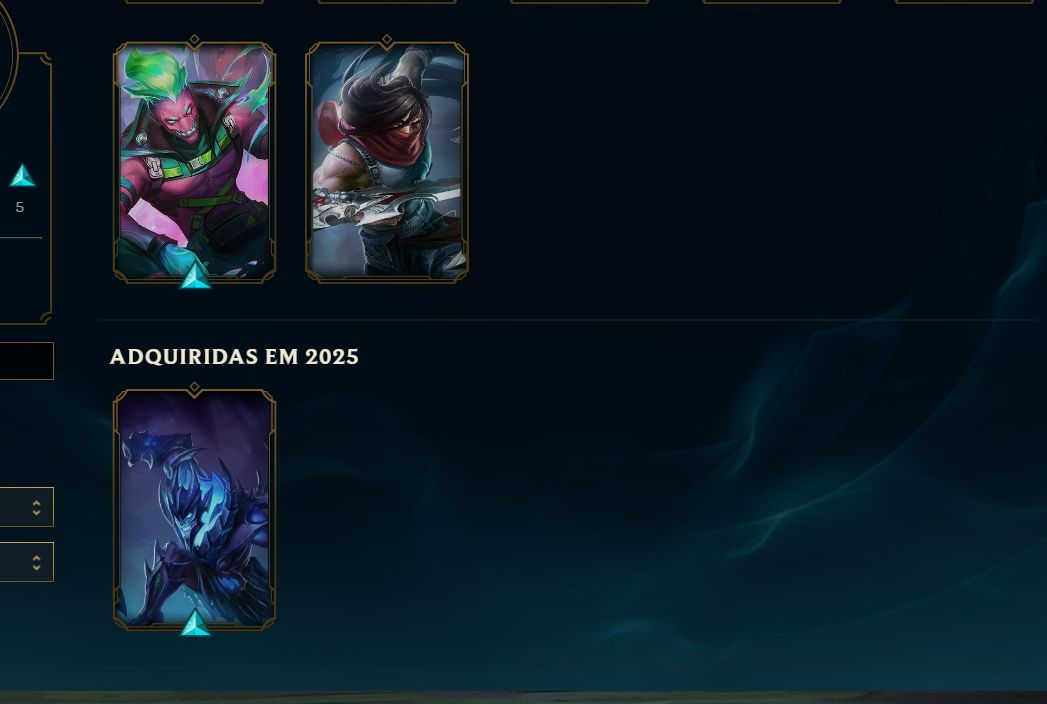 CONTA DIAMANTE 2 BOAS SKINS, TROCA DE NICK DISPONÍVEL, 30K EA, ANTI-BAN